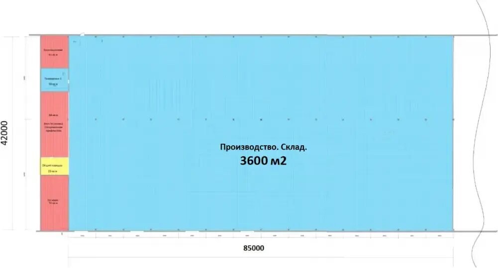 Склад 3 600 м², аренда, г. Лобня, Московская обл. — фотография 1