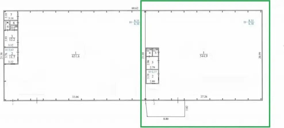 Производственное помещение 544,9 м², аренда, г. Хотьково, Сергиево-Посадский р-н — фотография 1